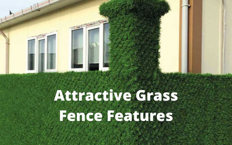 artificial grass fence